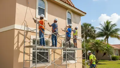 Fort Lauderdale, FL painting contractors providing professional interior and exterior painting services