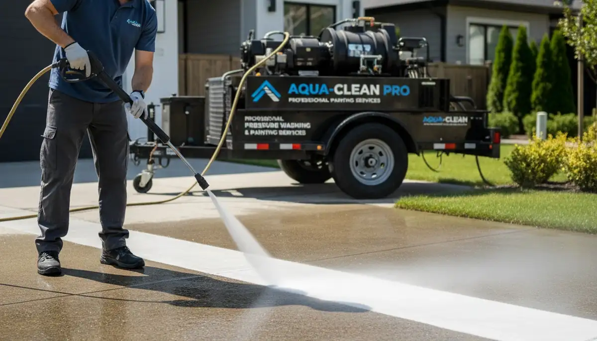 Concrete pressure cleaning in Fort Lauderdale, FL for driveways, patios, and walkways