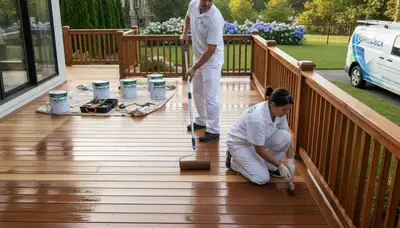 Fort Lauderdale deck painting service for durable exterior coatings in humid, salty coastal weather