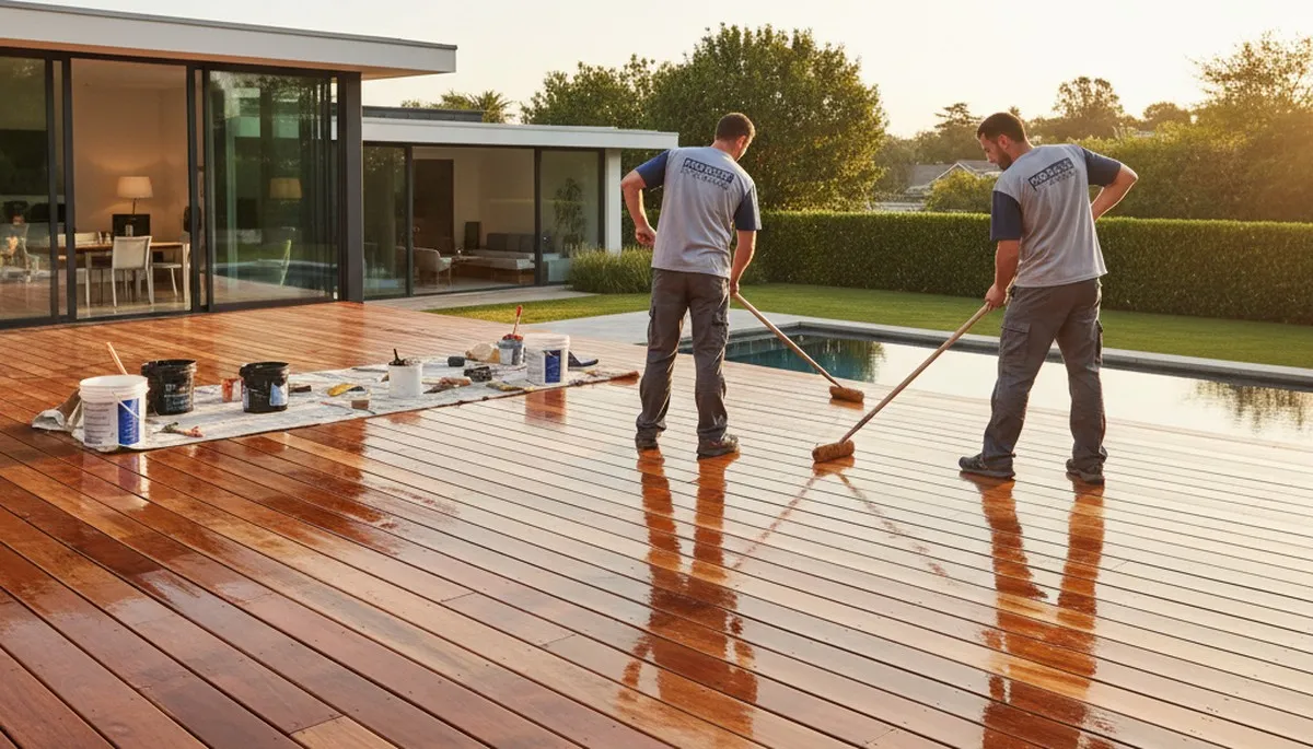 Fort Lauderdale deck sealing protects wood from sun, humidity, and salt air for lasting durability