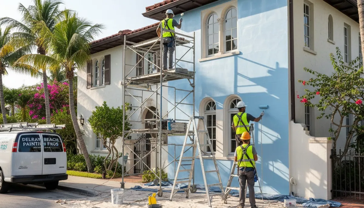 Fort Lauderdale, FL painting contractor providing residential and commercial interior and exterior painting services