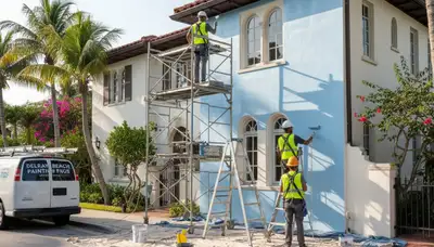 Fort Lauderdale, FL painting contractor providing residential and commercial interior and exterior painting services