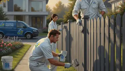 Fence painted for Fort Lauderdale, FL home by Fort Lauderdale Paint Pros with weather-resistant finish