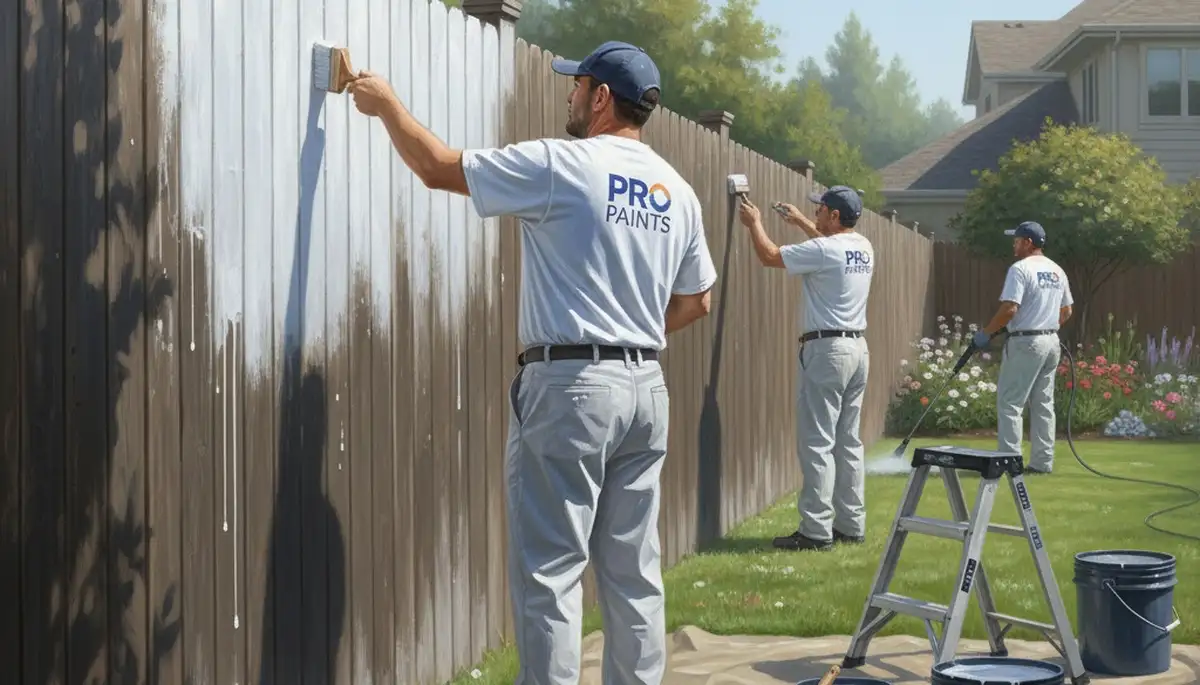 Fence painting service in Fort Lauderdale, FL for durable salt-air and sun-resistant exterior finish