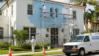 Fort Lauderdale, FL painting contractors providing professional interior and exterior painting services