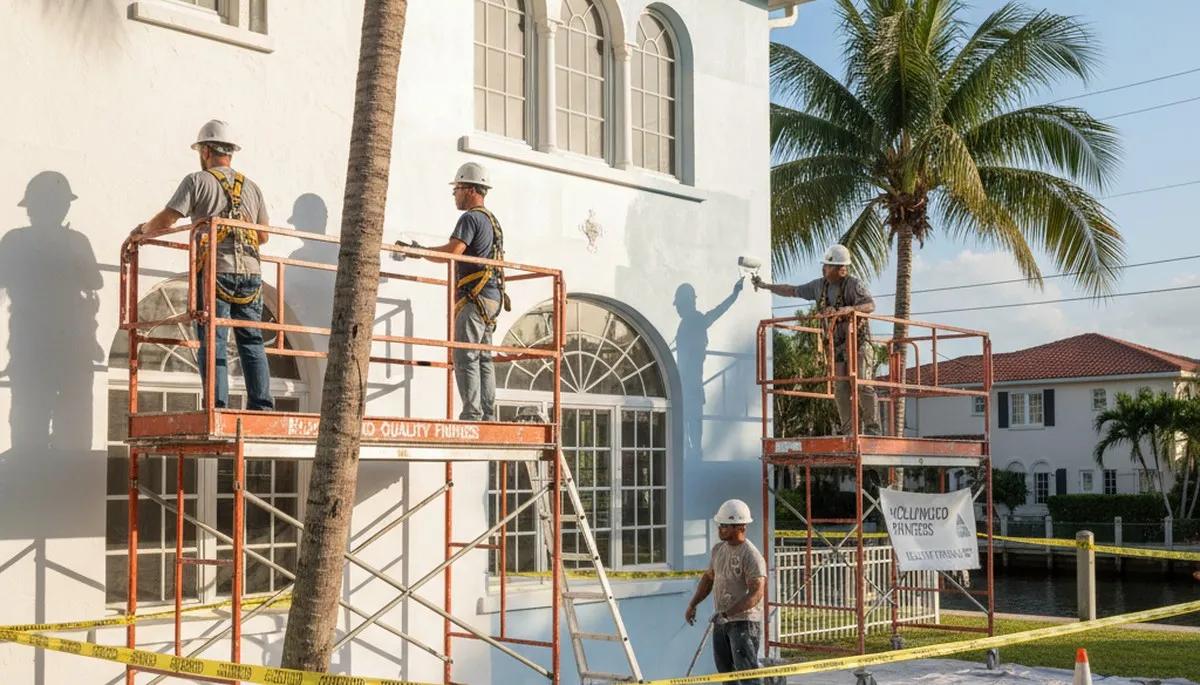 Fort Lauderdale, FL painting contractors providing professional interior and exterior painting services