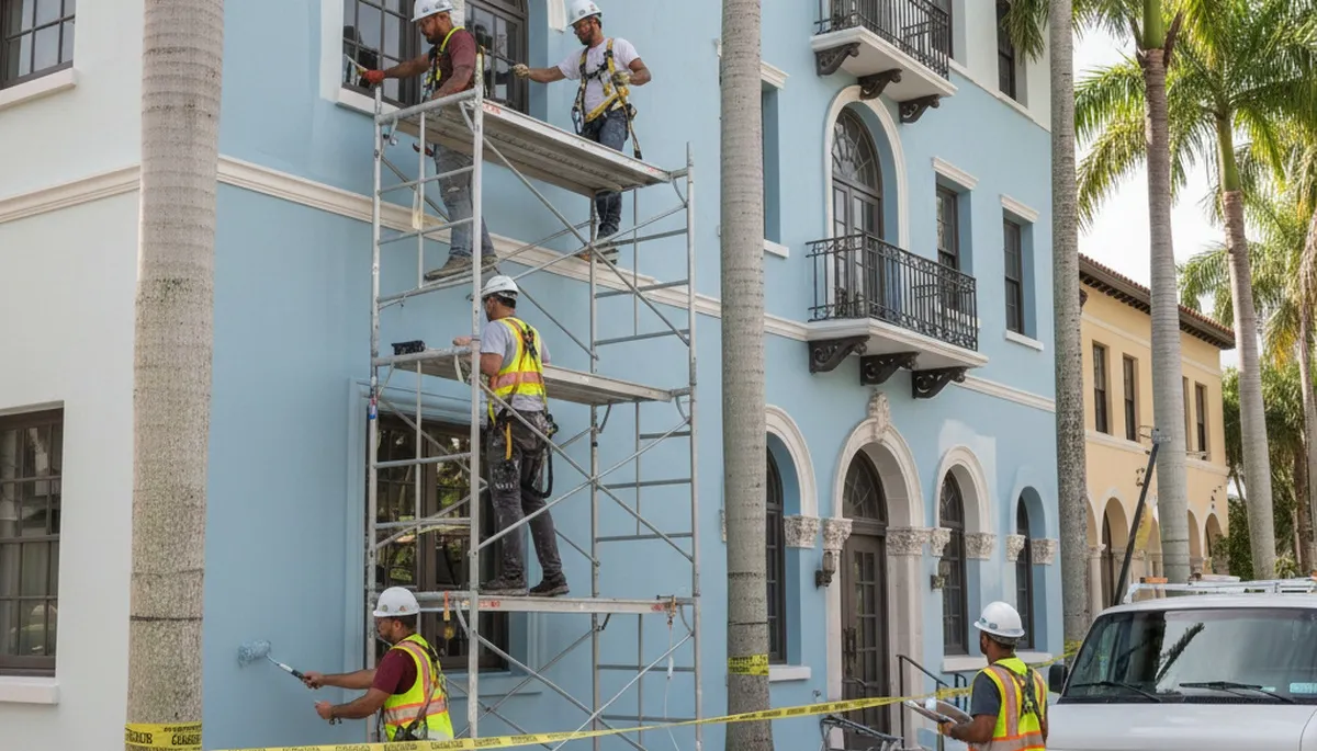 Fort Lauderdale, FL painting contractors providing professional residential and commercial painting services
