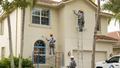 Painting contractors in Fort Lauderdale, FL providing professional interior and exterior painting services