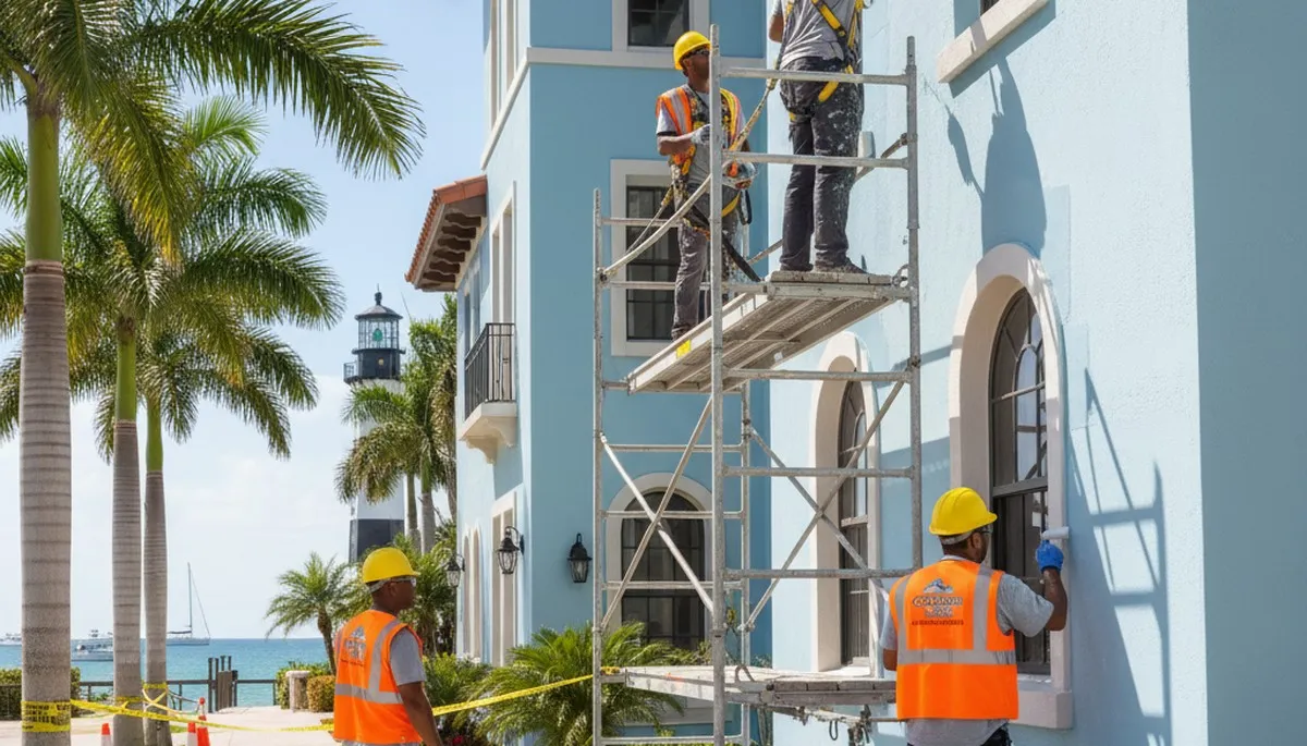 Painting contractors in Fort Lauderdale, FL providing professional interior and exterior painting services