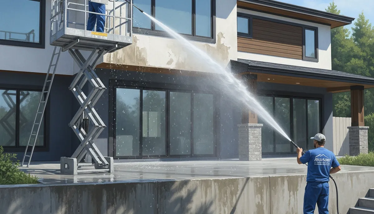 Pressure cleaning service in Fort Lauderdale, FL for driveways, patios, siding, and grime removal